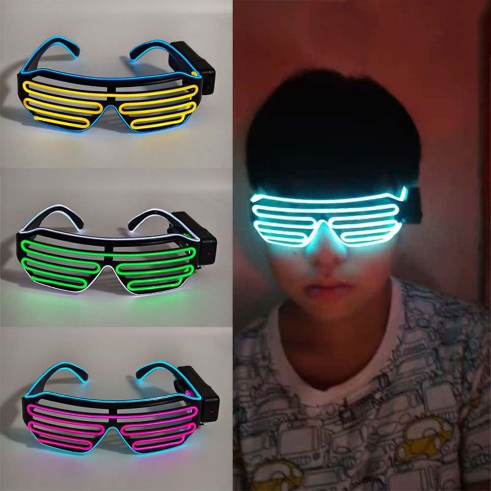 Glow In The Dark Party Glasses - نظارات LED لاسلكية مضيئة، نظارات نيون