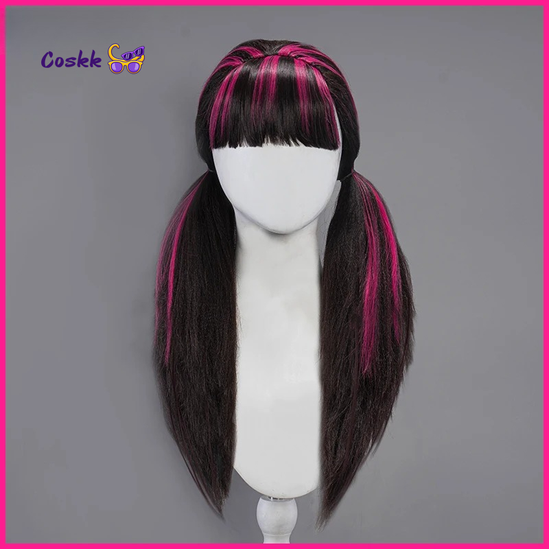 Anime Cosplay Wig Heat Resistant - شعر مستعار طويل بطول 60 سم