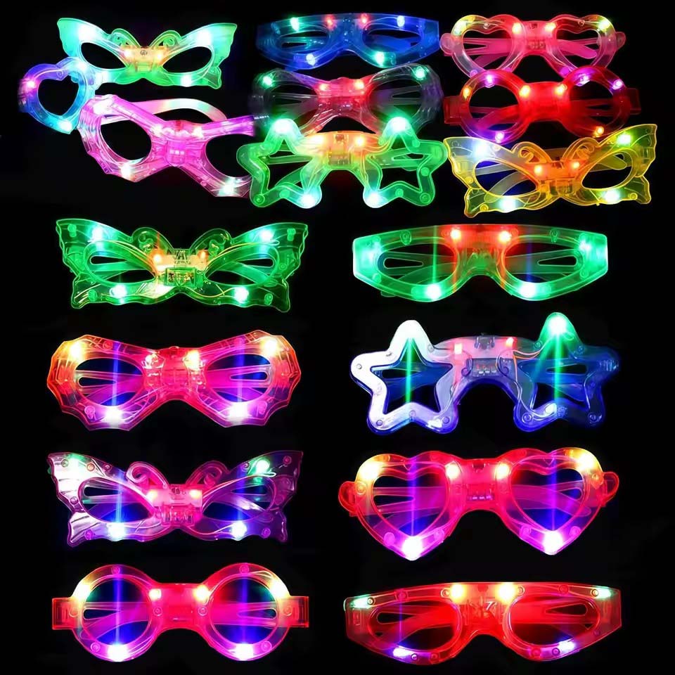 Glow In The Dark Party Glasses - نظارات مضيئة في الظلام بالجملة، نظارات