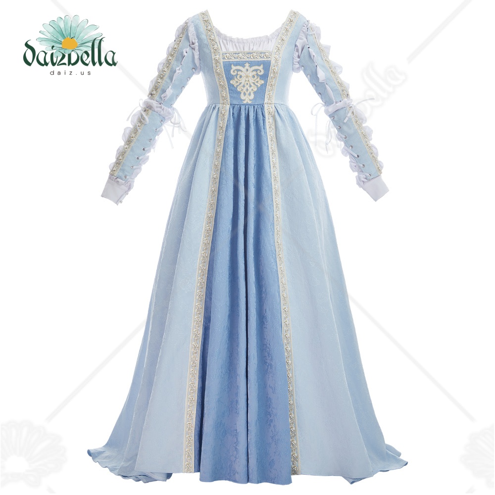 Medieval Renaissance Dress Women - فستان دايزبيلا للنساء بتصميم عصر النهضة،