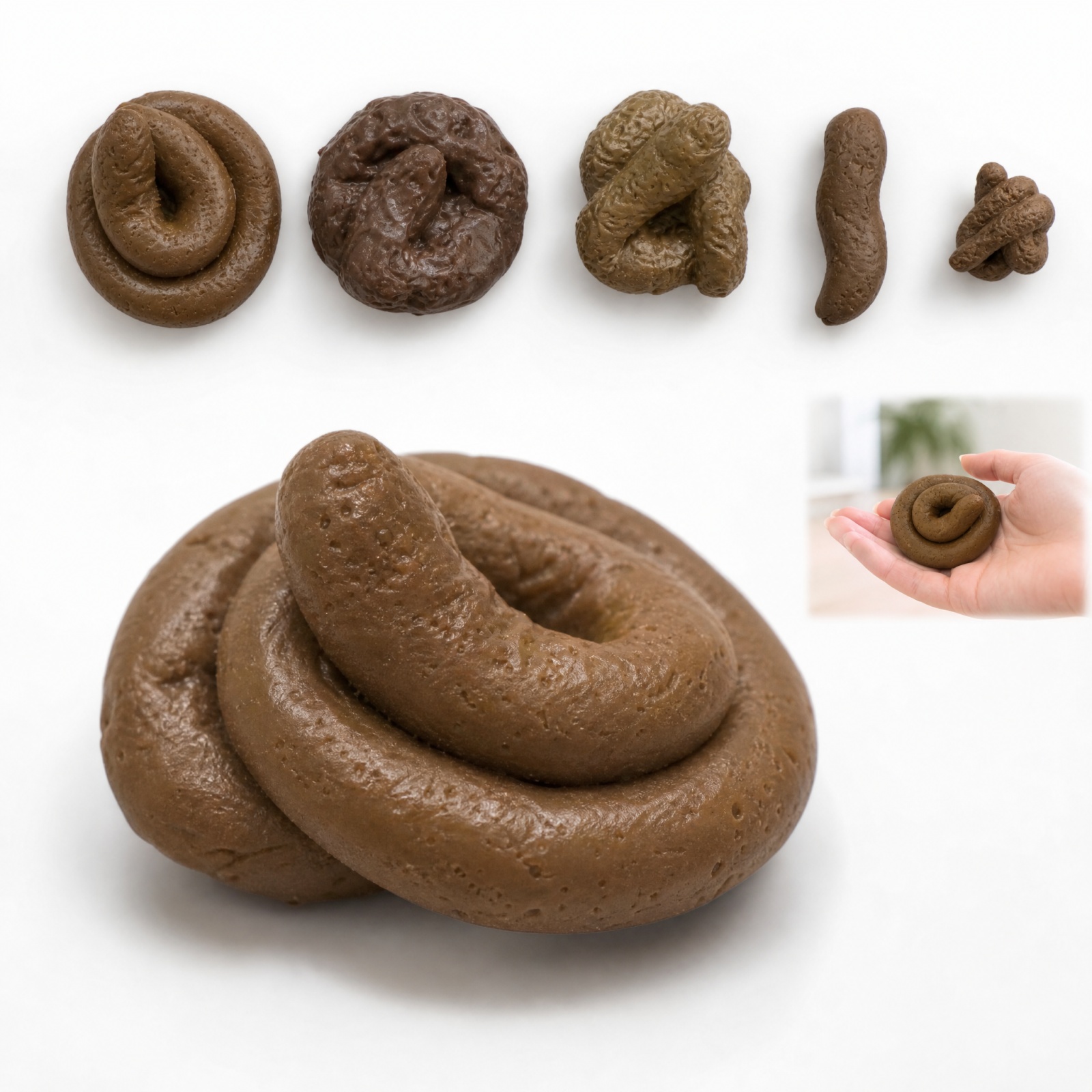 Fake Poop Gag Gift - لعبة محاكاة براز واقعي آمنة وناعمة