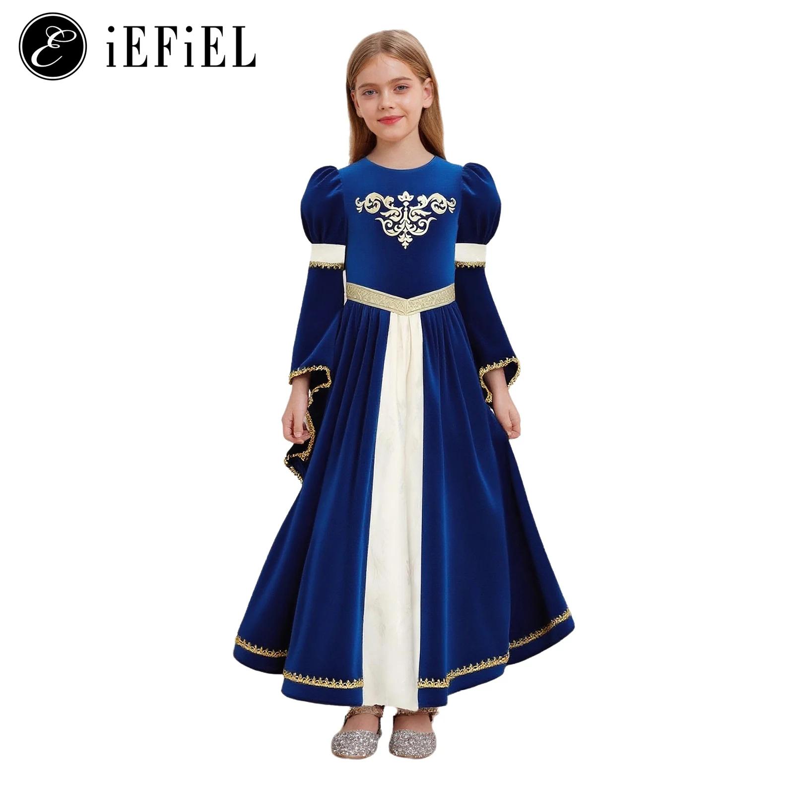 Medieval Renaissance Dress Women - فستان ماكسي للفتيات من العصور الوسطى