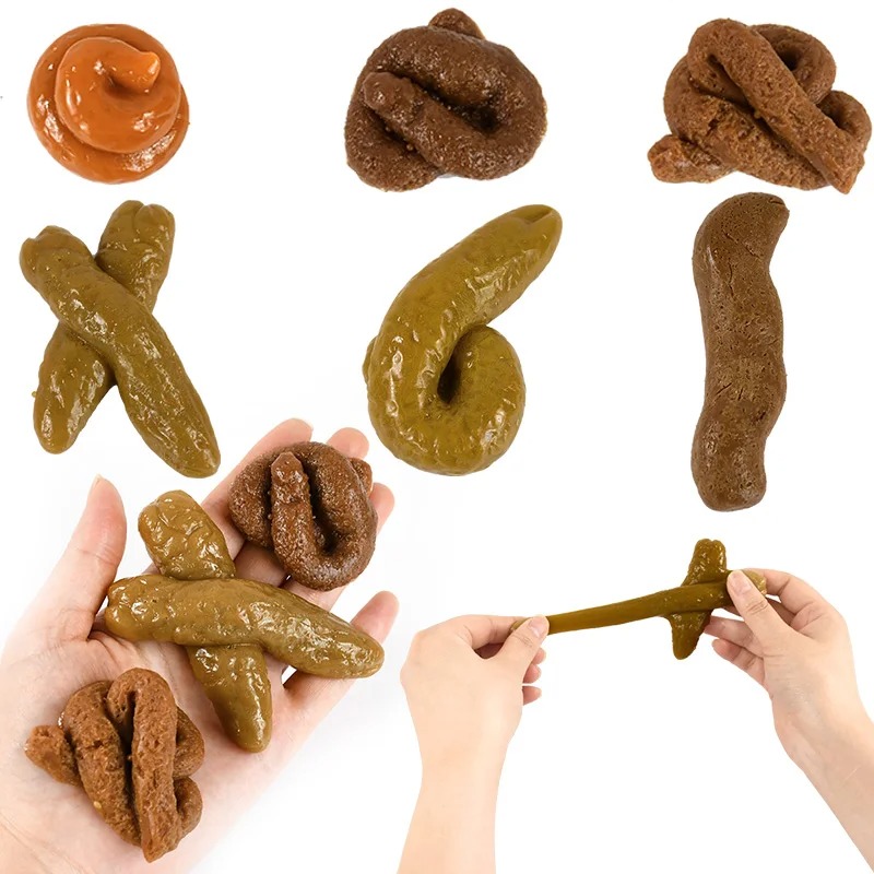 Fake Poop Gag Gift - واقعية القرف آمنة وناعمة البلاستيك وهمية