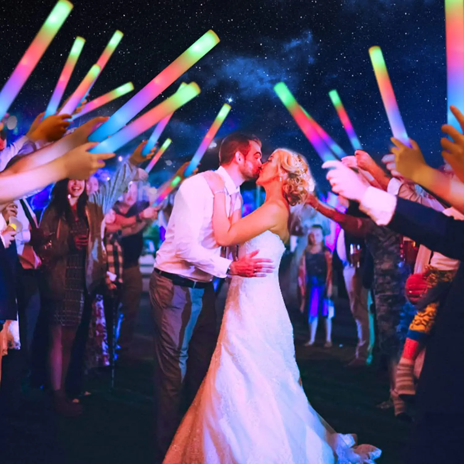 Flashing Led Foam Sticks Party - عصي إضاءة LED مضيئة، عصي إسفنجية