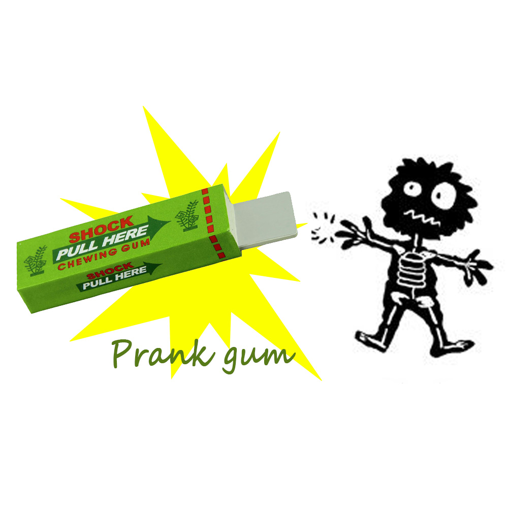 Shock Pen Prank Toy - صدمة كهربائية نكتة علكة سحب رئيس