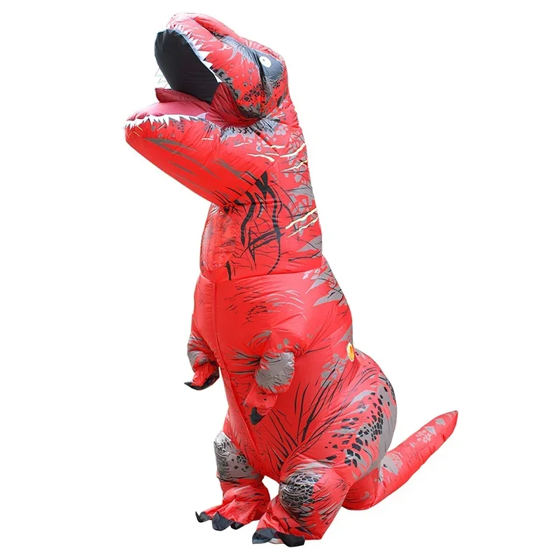تيرانوصور ريكس نفخ زي التميمة  - مراجعة Inflatable Dinosaur Costume Adult وسعره