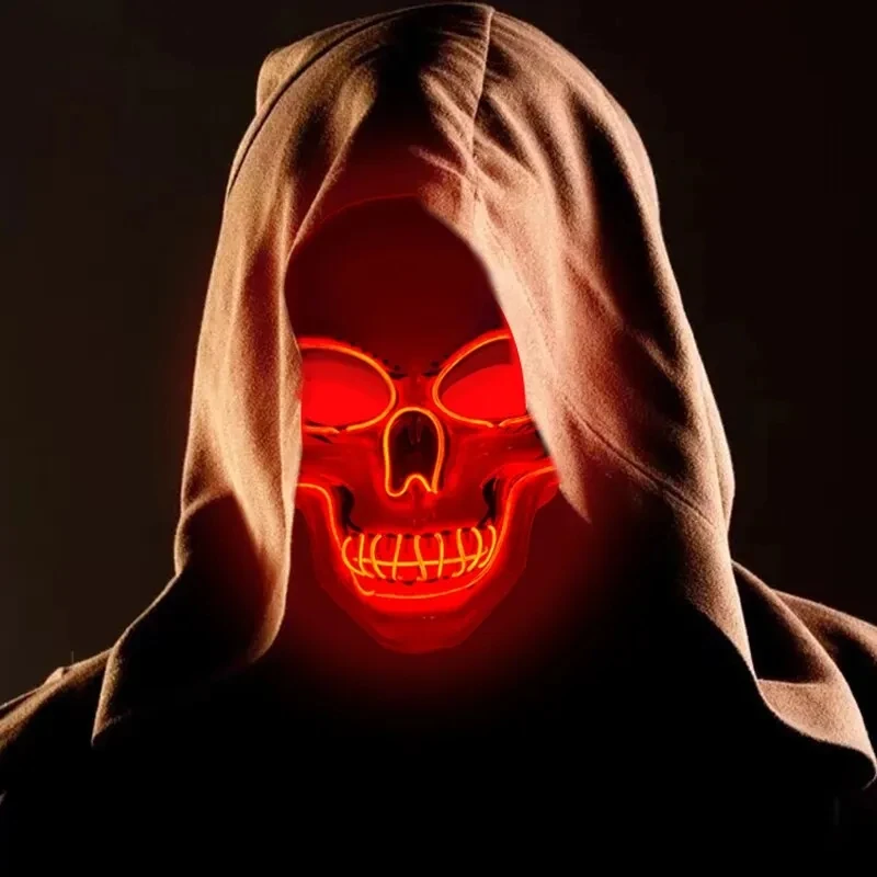 قناع تنقية الهالوين للبالغين،  - مراجعة Led Purge Mask Halloween وسعره