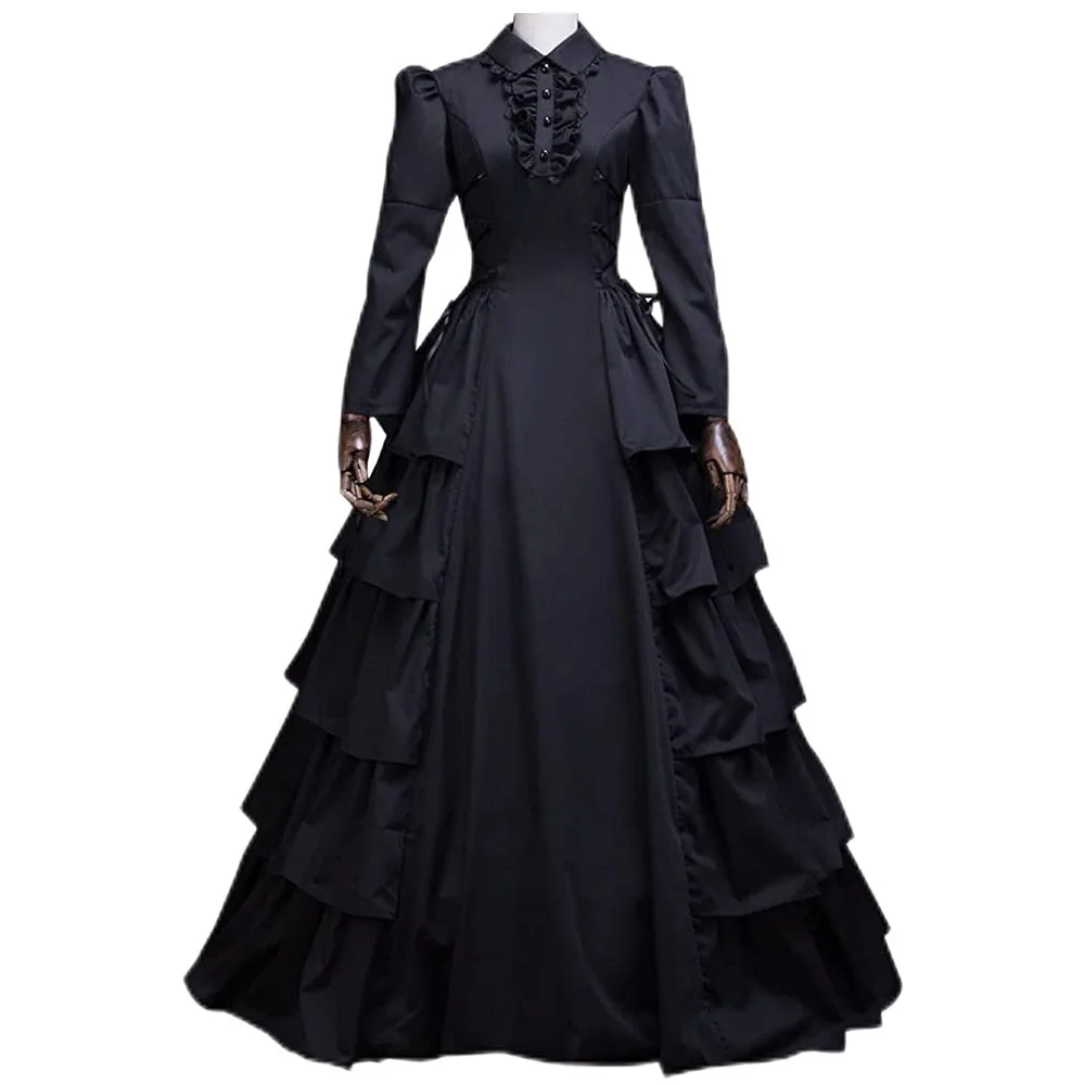 فستان تنكري نسائي على طراز الأ - مراجعة Medieval Renaissance Dress Women وسعره