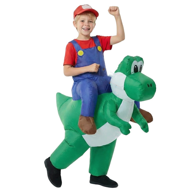 زي أداء الحفلات للبالغين والأط - مراجعة Inflatable Dinosaur Costume Adult وسعره