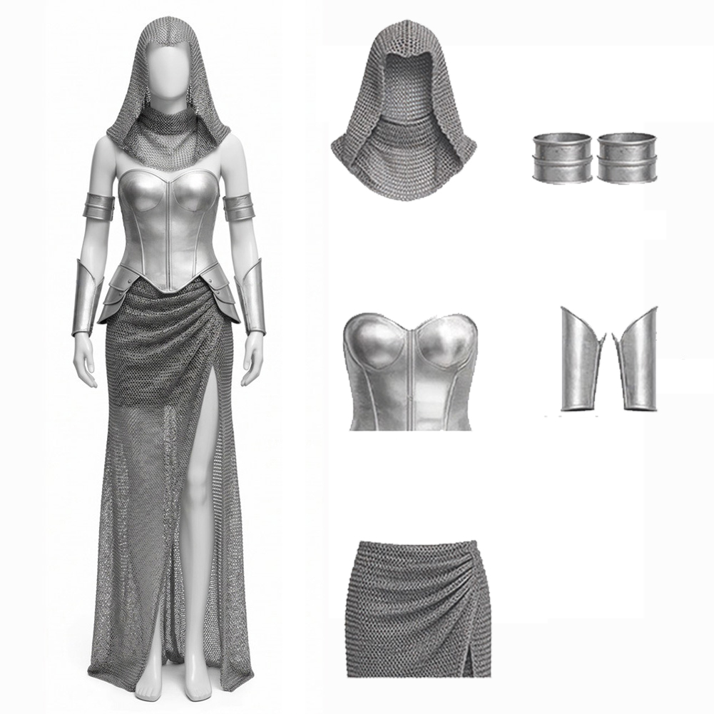زي تنكري نسائي على شكل فارس من - مراجعة Medieval Renaissance Dress Women وسعره
