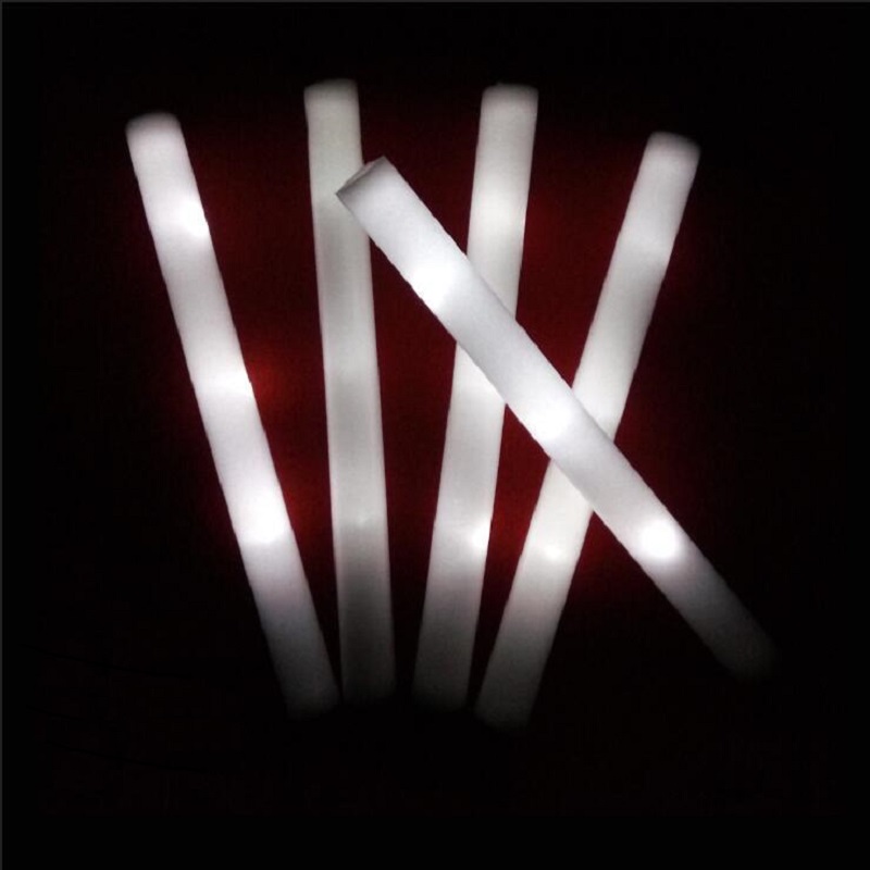 شريط فوم Led 30/50 قطعة يضيء ف - مراجعة Flashing Led Foam Sticks Party وسعره