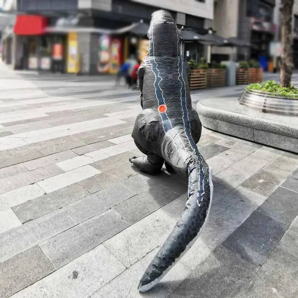زي ديناصور فيلوسيرابتور قابل ل - مراجعة Inflatable Dinosaur Costume Adult وسعره
