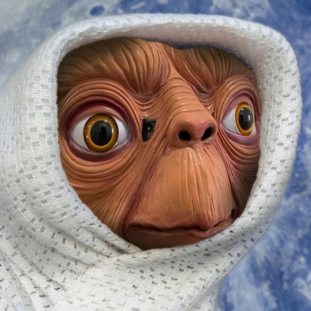 واقعية ET الغريبة اللاتكس قناع - مراجعة Latex Alien Mask Realistic وسعره