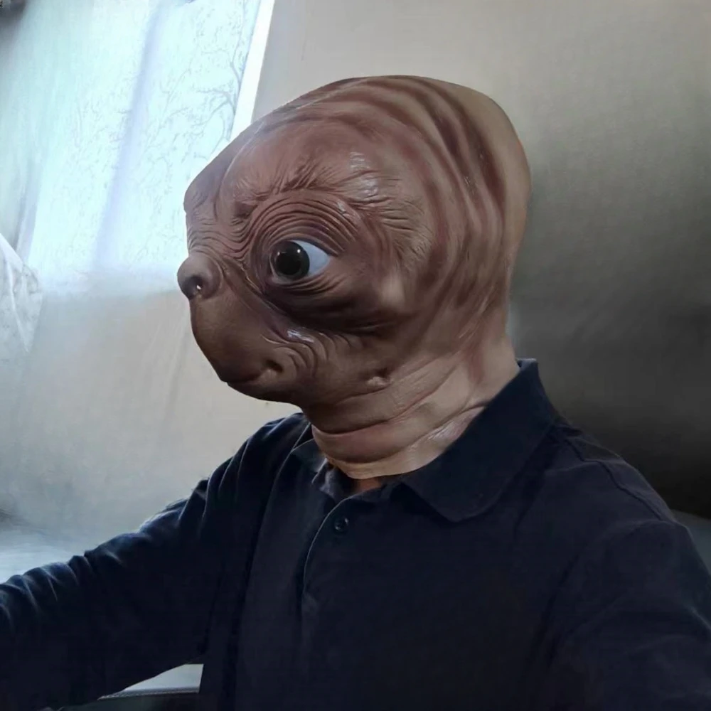 واقعية ET الغريبة اللاتكس قناع - مراجعة Latex Alien Mask Realistic وسعره