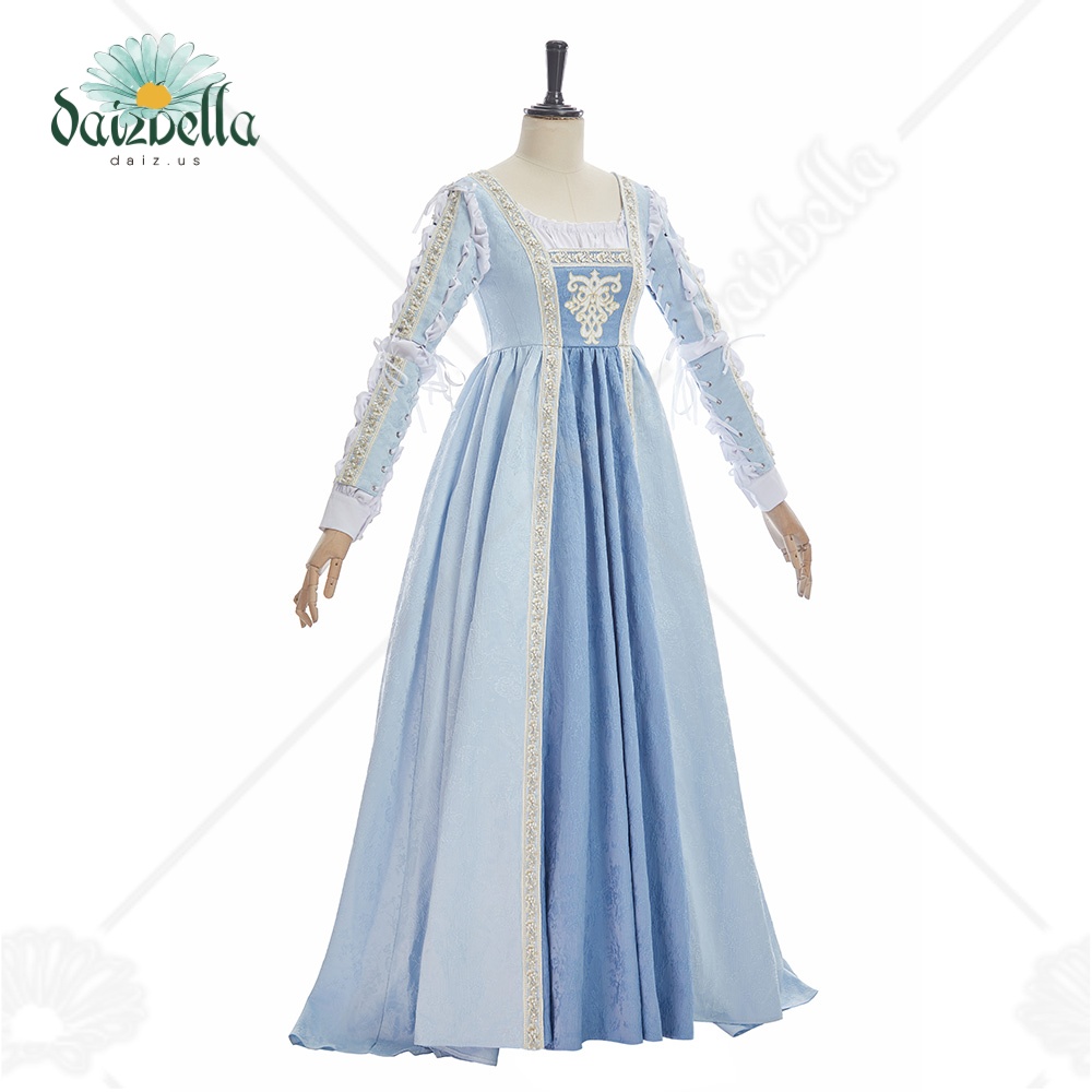 فستان دايزبيلا للنساء بتصميم ع - مراجعة Medieval Renaissance Dress Women وسعره