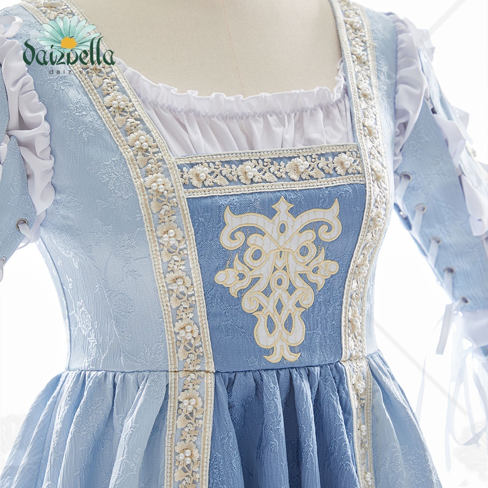 فستان دايزبيلا للنساء بتصميم ع - مراجعة Medieval Renaissance Dress Women وسعره
