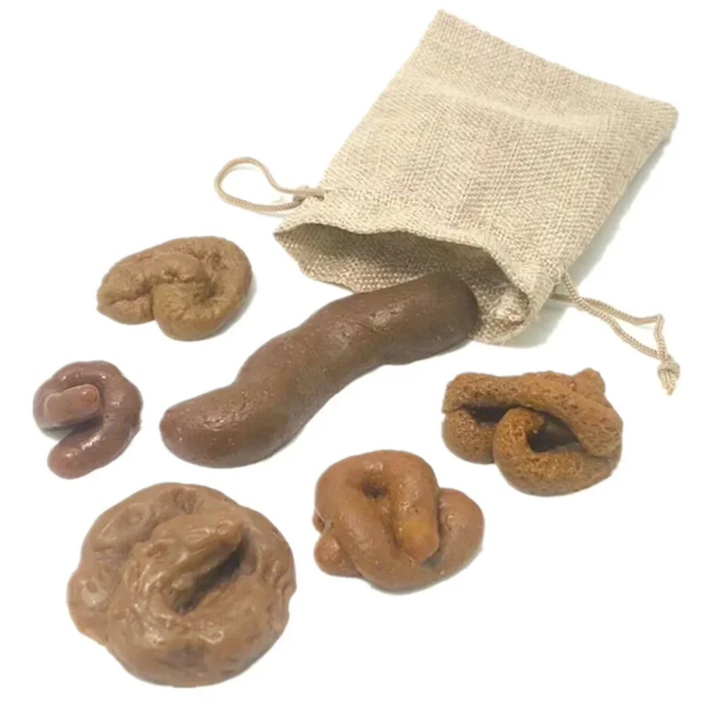 6 قطعة واقعية وهمية الكلب أنبو - مراجعة Fake Poop Gag Gift وسعره