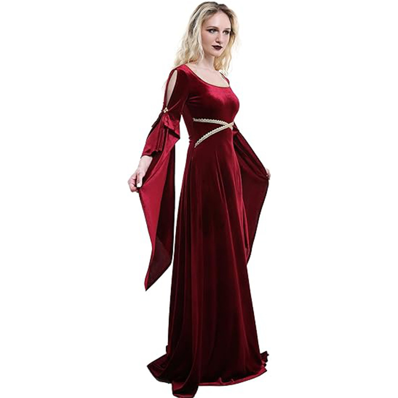 فستان نسائي من القرون الوسطى أ - مراجعة Medieval Renaissance Dress Women وسعره