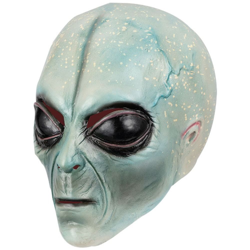 قناع كائن فضائي من مادة اللاتك - مراجعة Latex Alien Mask Realistic وسعره
