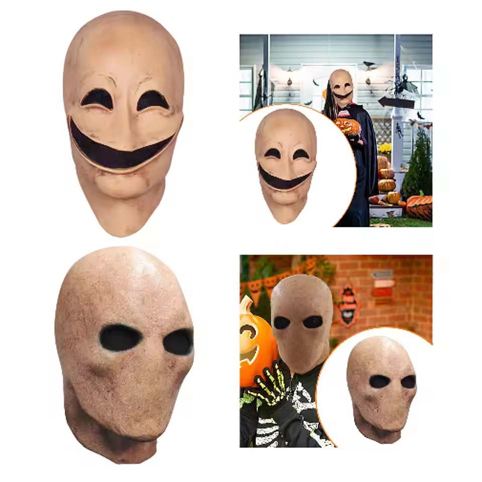 قناع سليندرمان بدون وجه وذو اب - مراجعة Latex Alien Mask Realistic وسعره