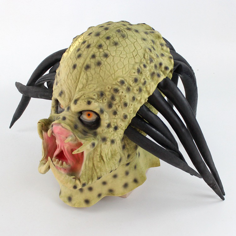 قناع رأس كامل واقعي بتصميم كائ - مراجعة Latex Alien Mask Realistic وسعره