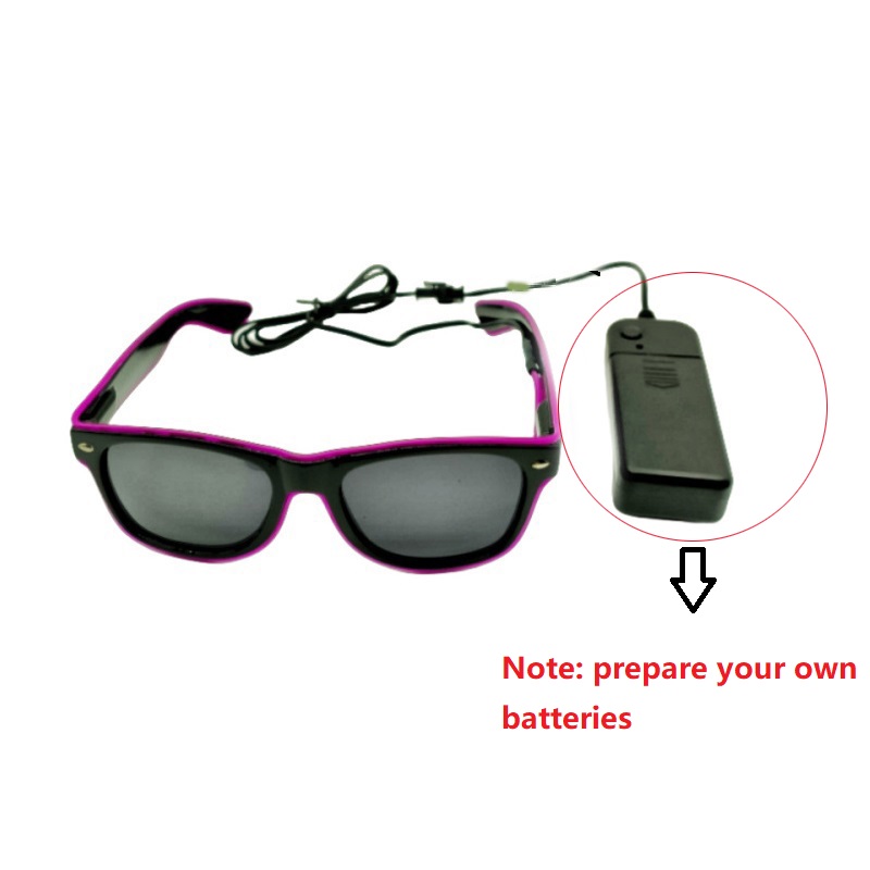 جديد Led نظارات أضواء الهذيان  - مراجعة Glow In The Dark Party Glasses وسعره