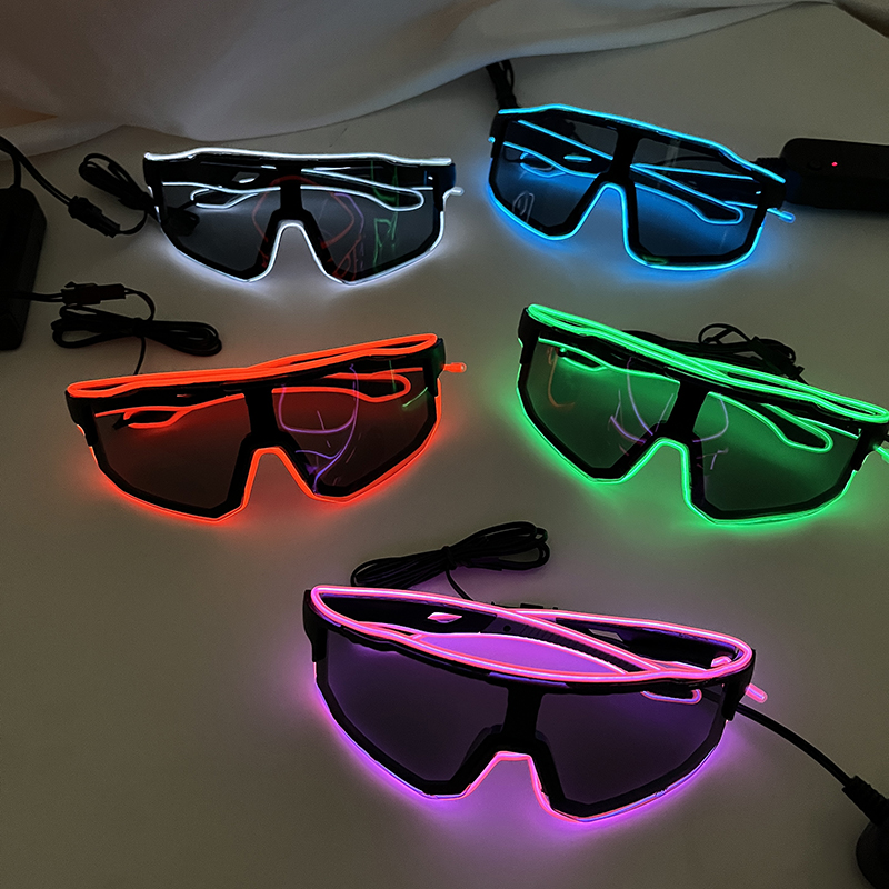 نظارات مضيئة LED مقاومة للرياح - مراجعة Glow In The Dark Party Glasses وسعره