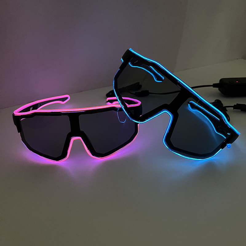 نظارات مضيئة LED مقاومة للرياح - مراجعة Glow In The Dark Party Glasses وسعره