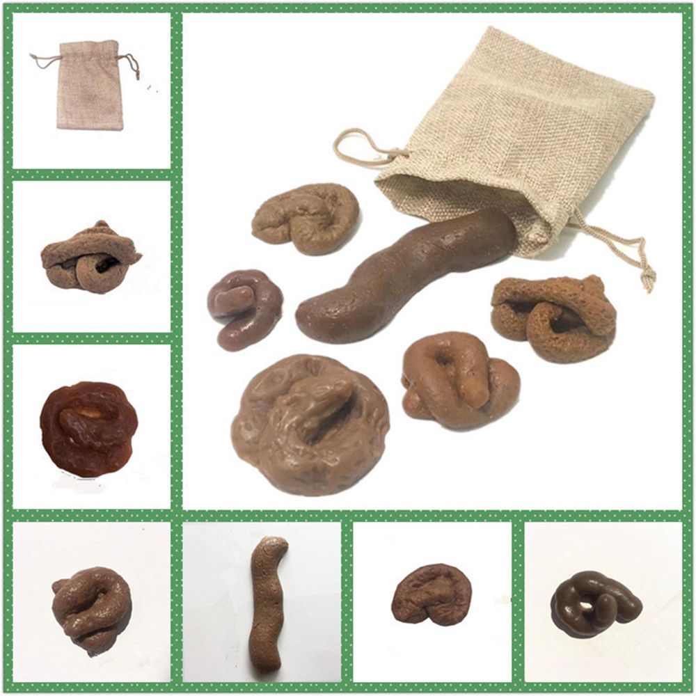 6 قطع من مخلفات البراز المزيفة - مراجعة Fake Poop Gag Gift وسعره