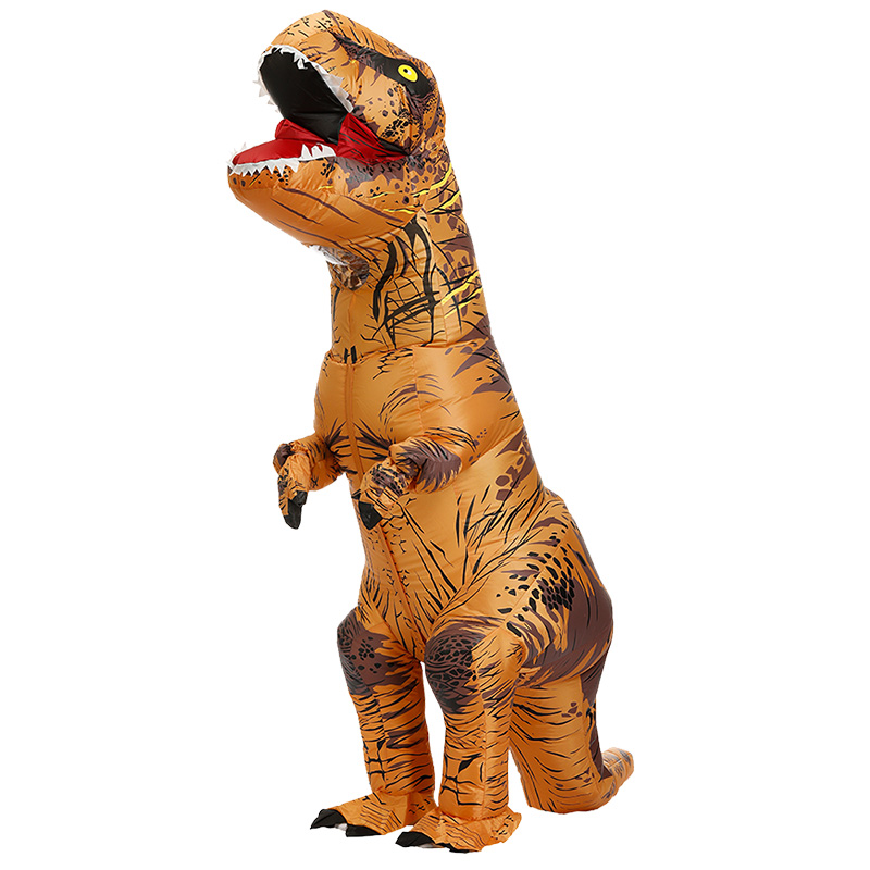 زي حفلات قابل للنفخ على شكل فأ - مراجعة Inflatable Dinosaur Costume Adult وسعره