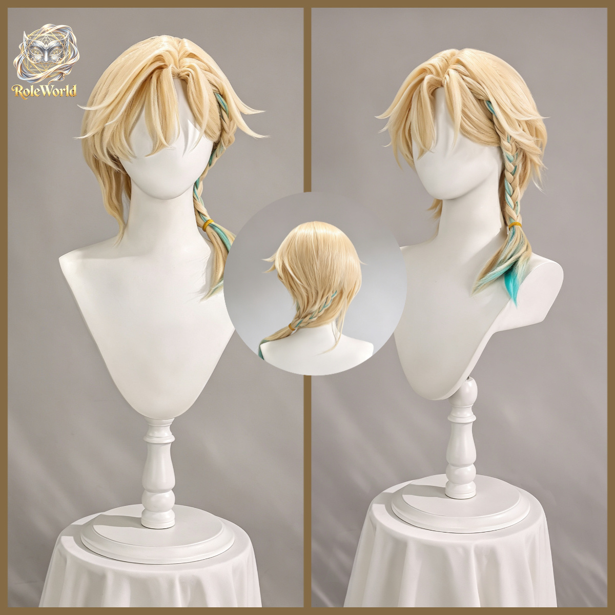 شعر مستعار هونكاي ستار ريل أفن - مراجعة Anime Cosplay Wig Heat Resistant وسعره