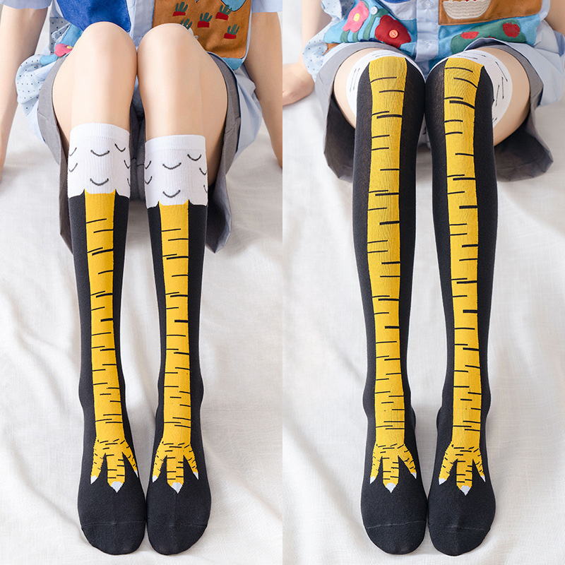 الرجال النساء مضحك ثلاثية الأب - مراجعة Funny Chicken Leg Socks وسعره