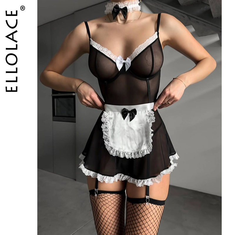 Ellolace أطقم لانجري نسائية كو - مراجعة Costumes وسعره
