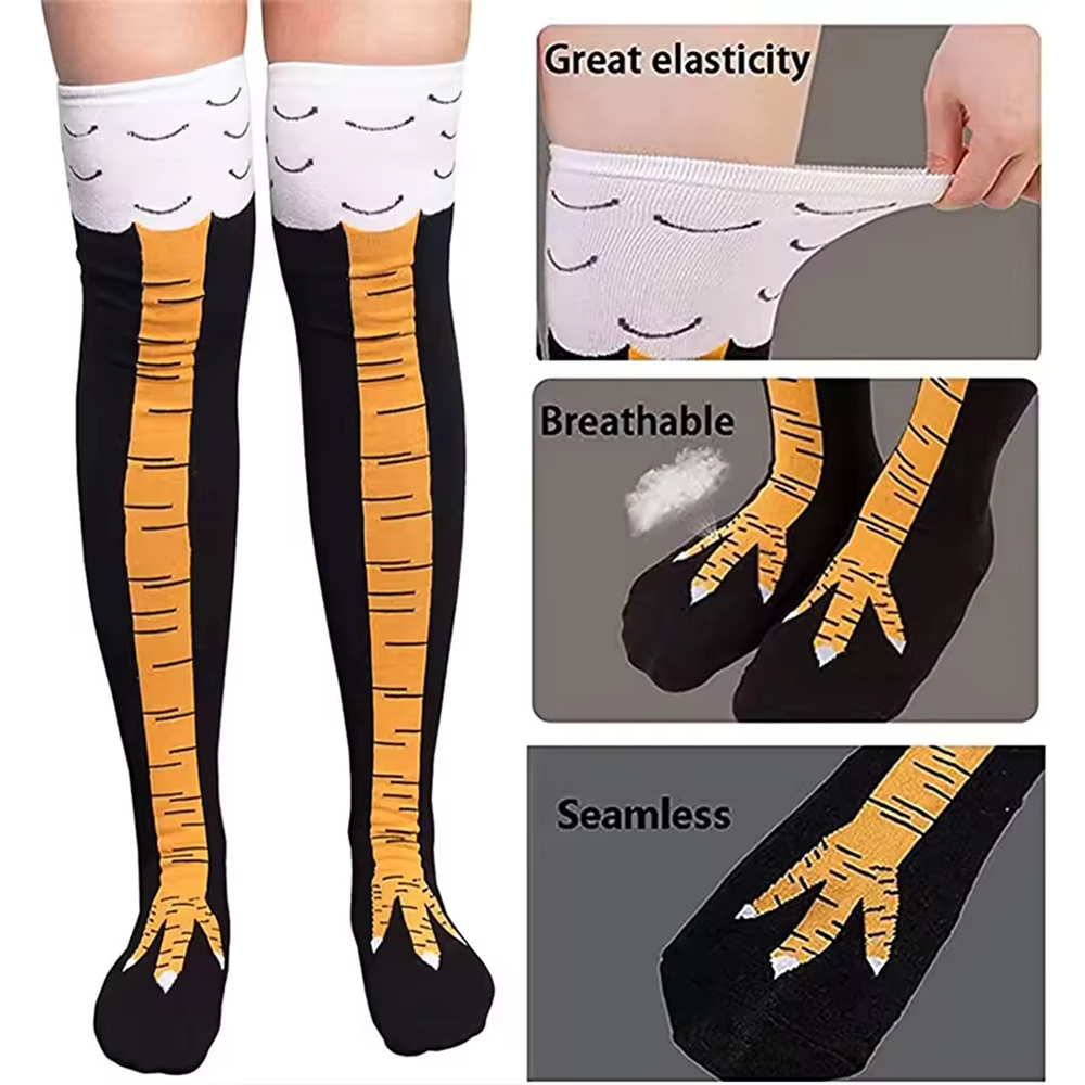 جوارب على شكل مخلب دجاج مضحكة  - مراجعة Funny Chicken Leg Socks وسعره
