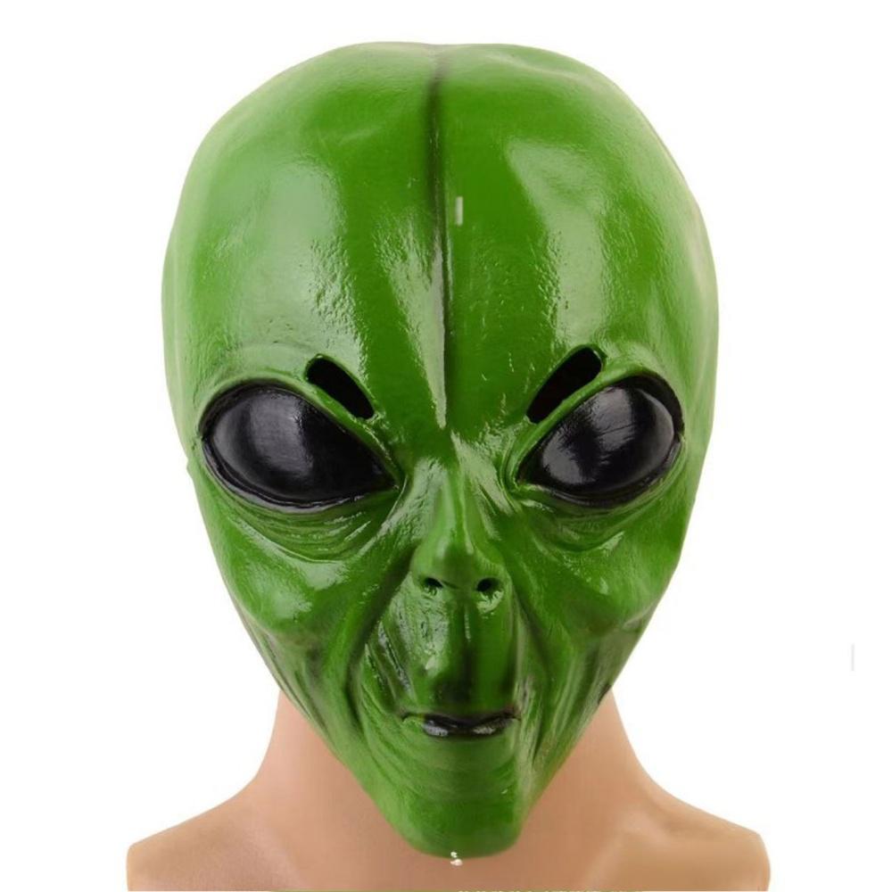 قناع الهالوين الغريب واقعي زين - مراجعة Latex Alien Mask Realistic وسعره