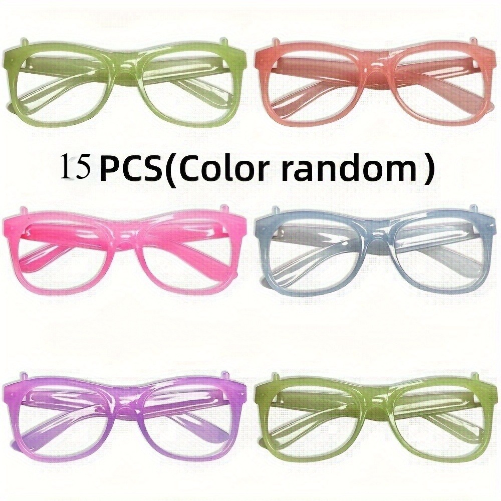 5/12 قطعة نظارات مضيئة في الظل - مراجعة Glow In The Dark Party Glasses وسعره