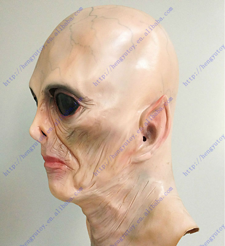 قناع كائن فضائي فاخر من اللاتك - مراجعة Latex Alien Mask Realistic وسعره