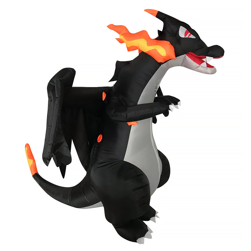 زي تنكري للبالغين على شكل تنين - مراجعة Inflatable Dinosaur Costume Adult وسعره