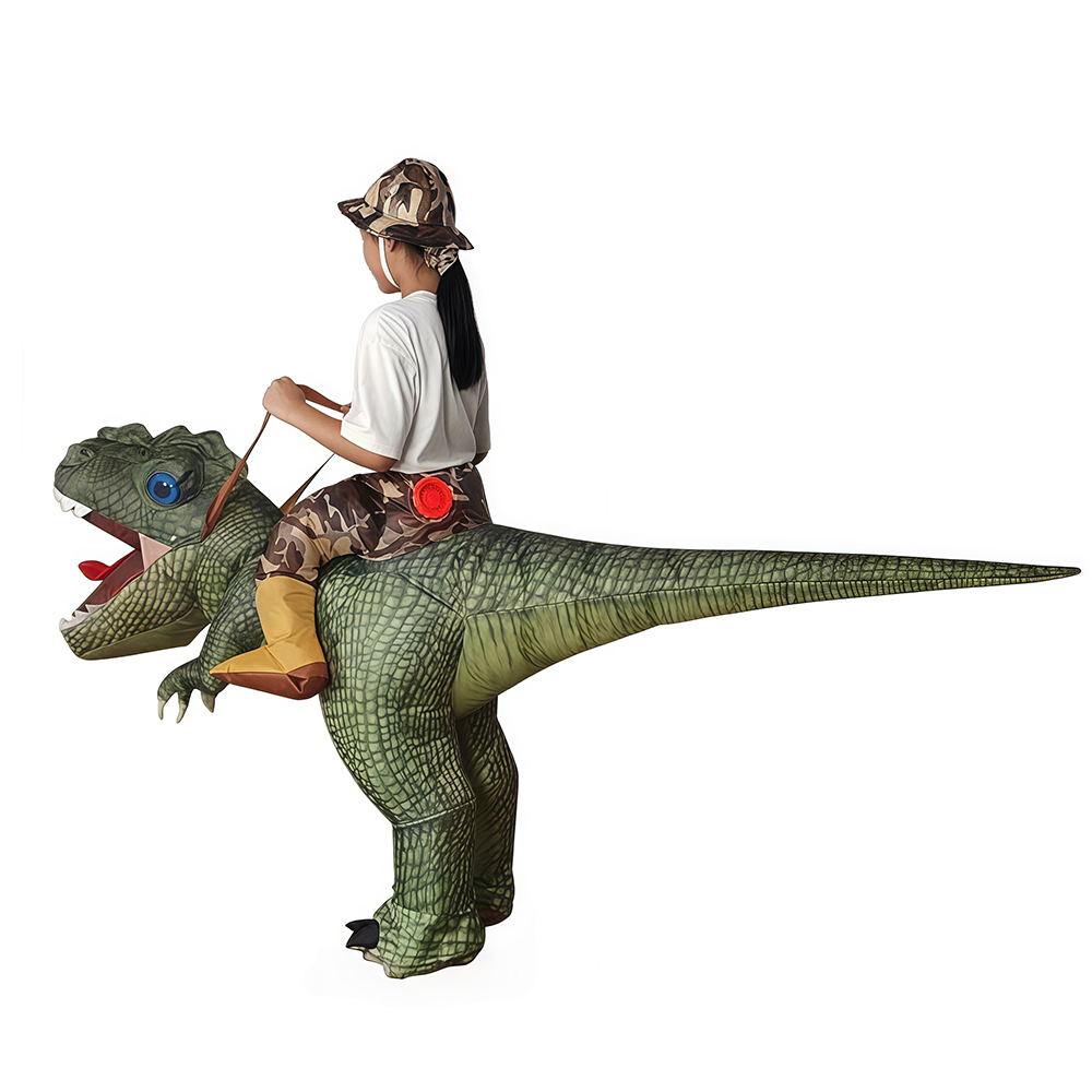 زي ديناصور قابل للنفخ للبالغين - مراجعة Inflatable Dinosaur Costume Adult وسعره