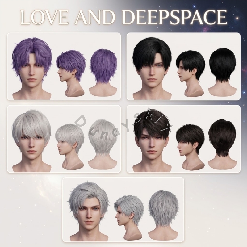 باروكة كوسبلاي لوف آند ديبسبيس - مراجعة Anime Cosplay Wig Heat Resistant وسعره