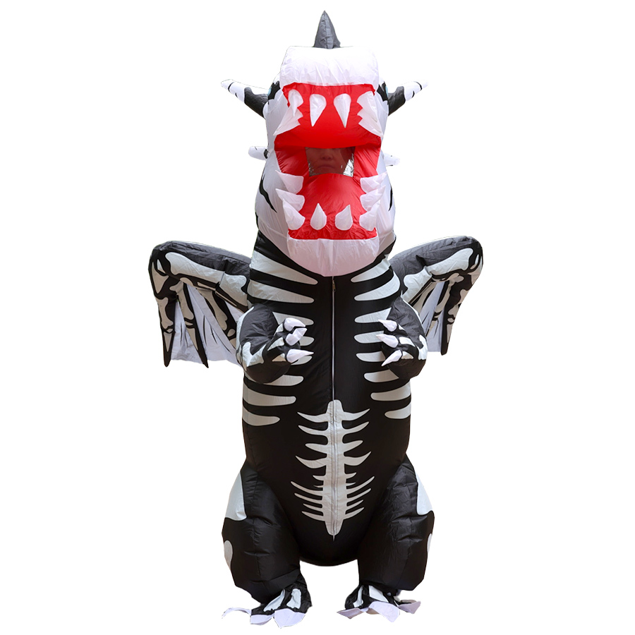 زي ديناصور قابل للنفخ للبالغين - مراجعة Inflatable Dinosaur Costume Adult وسعره